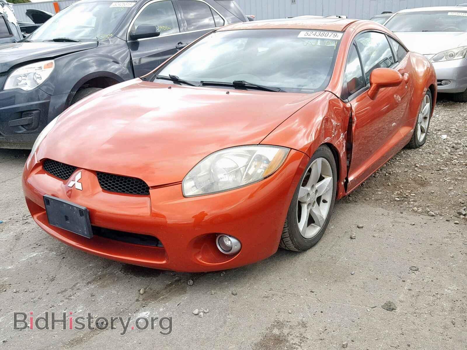 2006 MITSUBISHI ECLIPSE - VIN: 4A3AK24F06E029757 - Фото 2