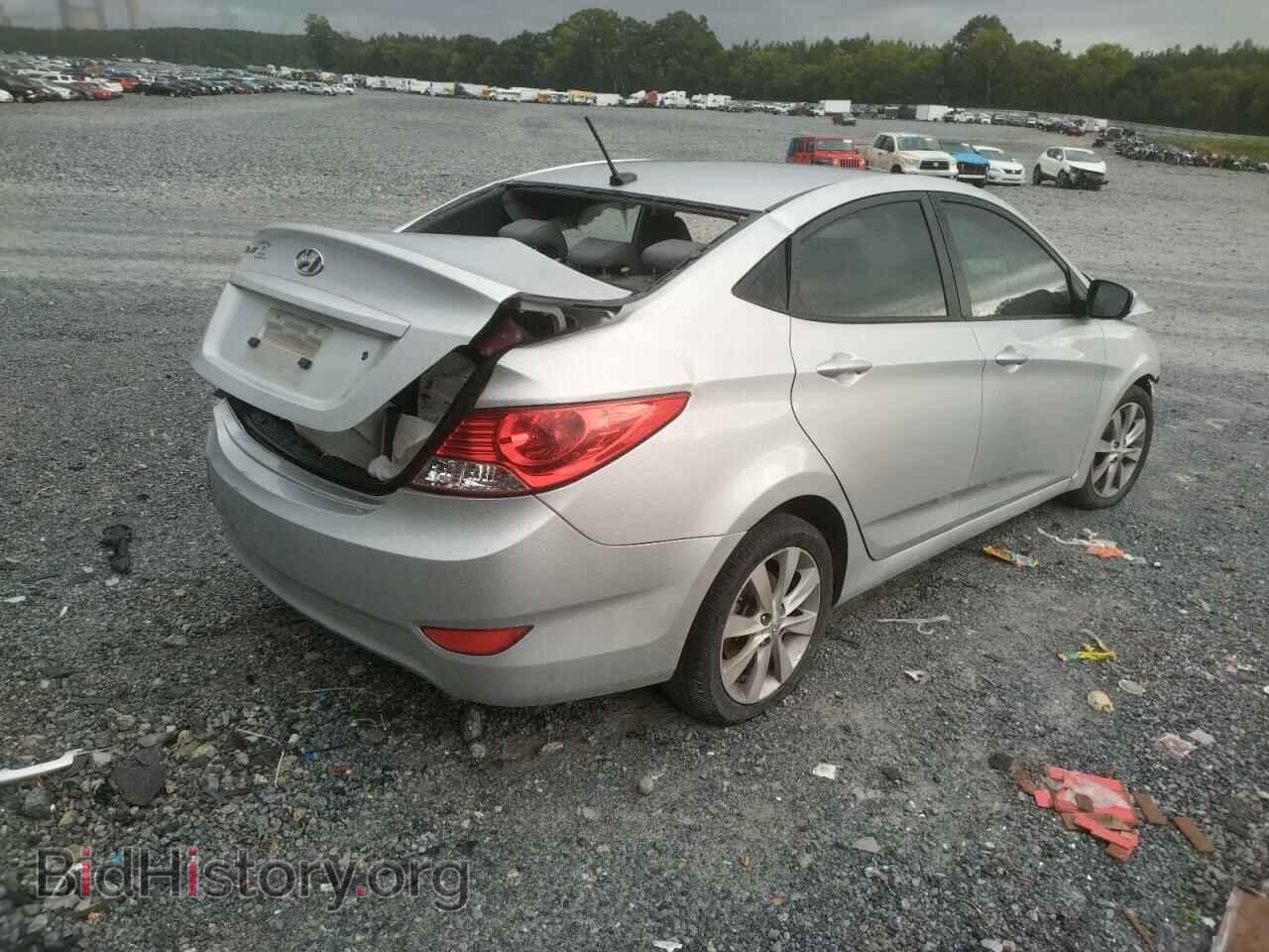 2013 HYUNDAI ACCENT - VIN: KMHCU4AE2DU316187 - Фото 4