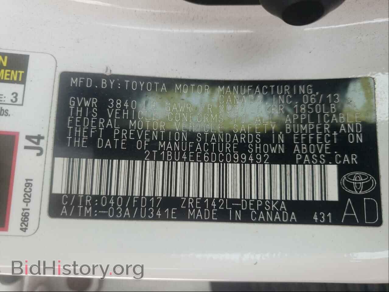 2014 TOYOTA COROLLA - VIN: 2T1BU4EE6DC099492 - Photo 10