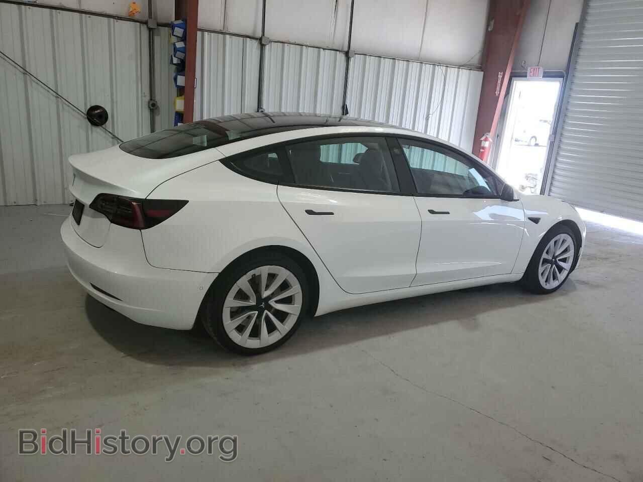 2022 TESLA MODEL 3 - VIN: 5YJ3E1EA4NF371371 - Фото 3
