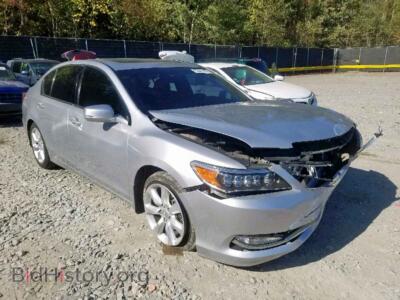 2014 Acura RLX, серебристый — VIN JH4KC1F3XEC005119, Copart
