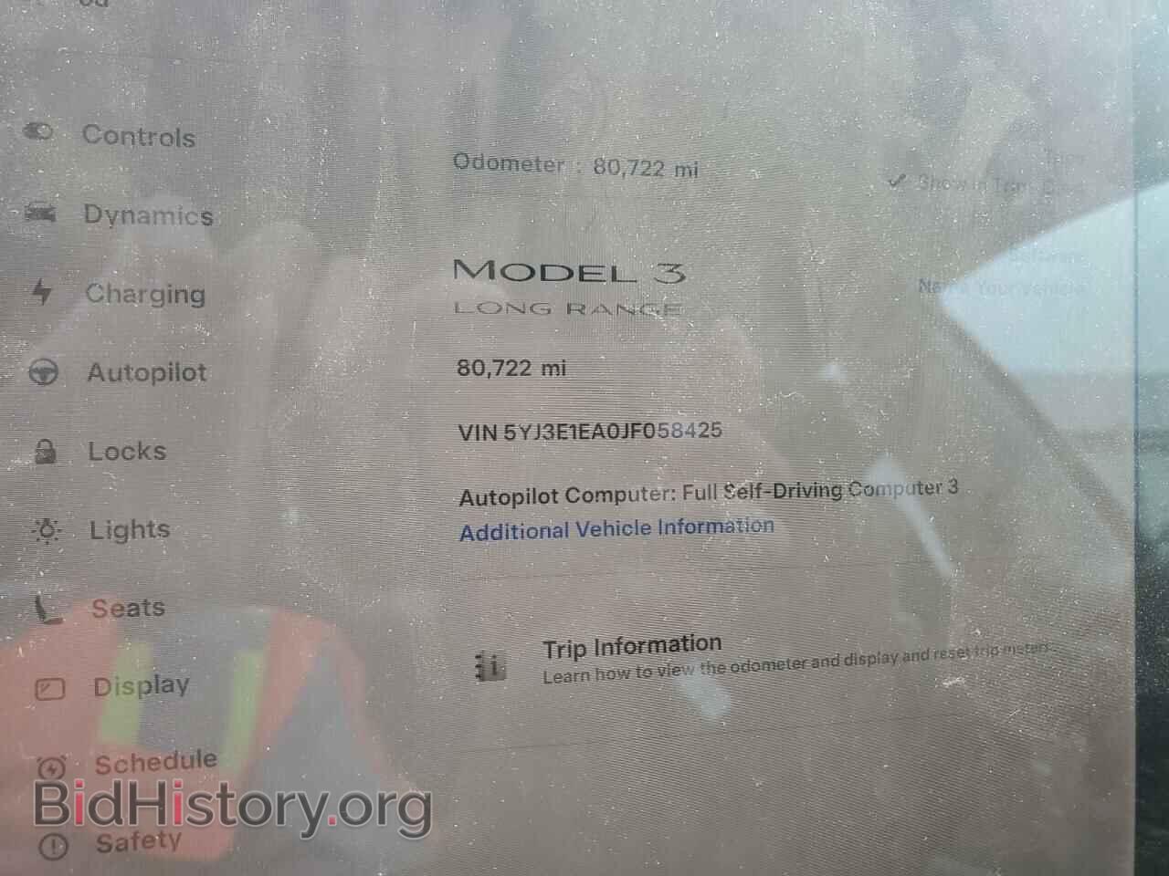 2018 TESLA MODEL 3 - VIN: 5YJ3E1EA0JF058425 - Photo 9