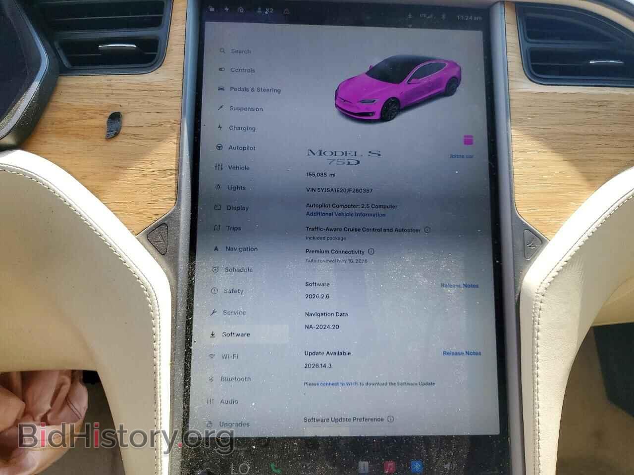 2018 TESLA MODEL S - VIN: 5YJSA1E20JF260357 - Photo 9