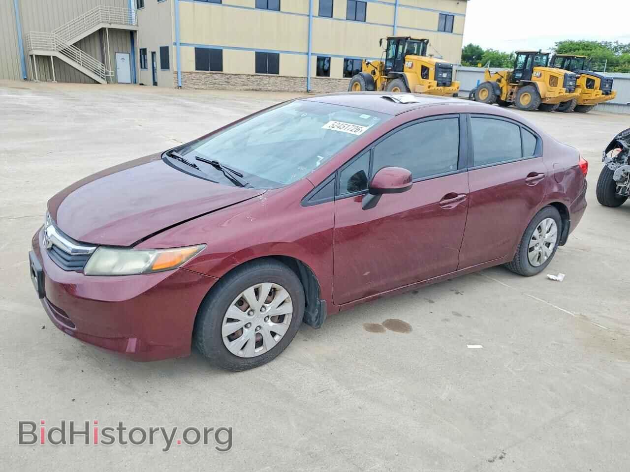 Фотография 2HGFB2F55CH550816 - HONDA CIVIC 2012