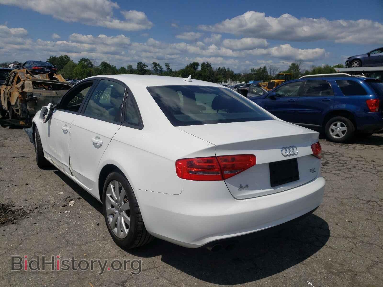 2014 AUDI A4 - VIN: WAUBFAFL0EN007357 - Photo 3