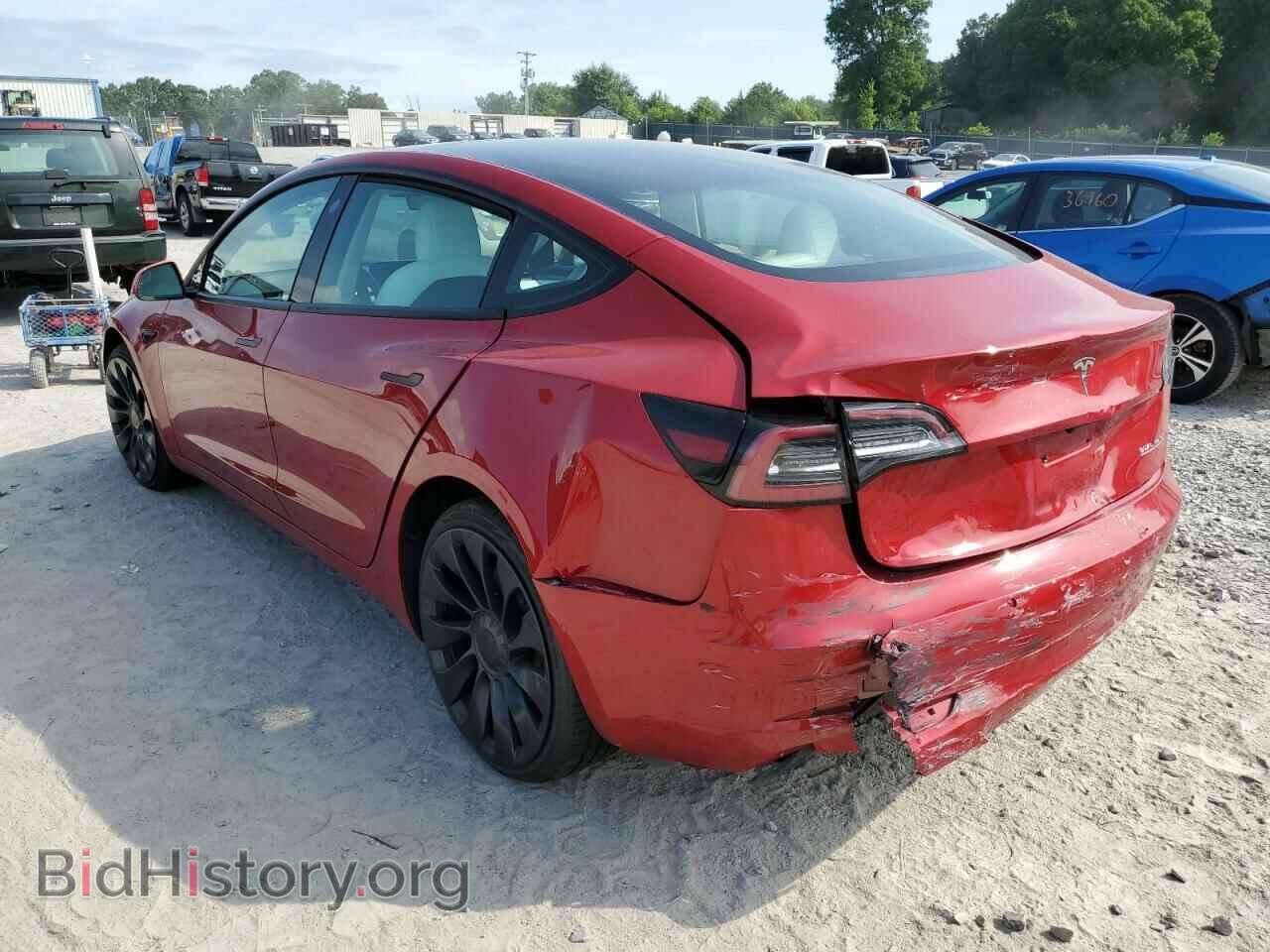 2022 TESLA MODEL 3 - VIN: 5YJ3E1EC2NF297689 - Фото 2