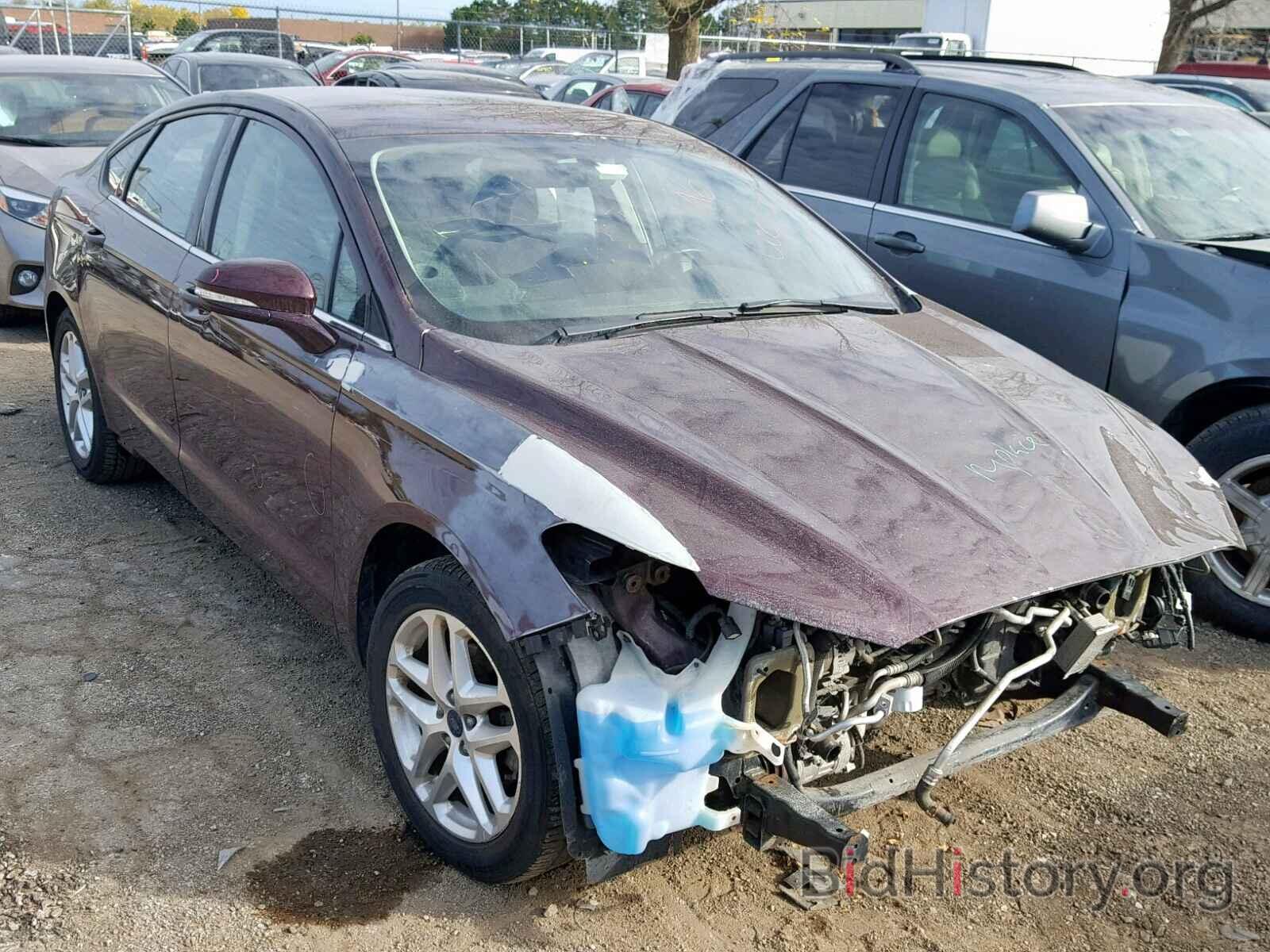 Photo 3FA6P0H71DR327168 - FORD FUSION SE 2013