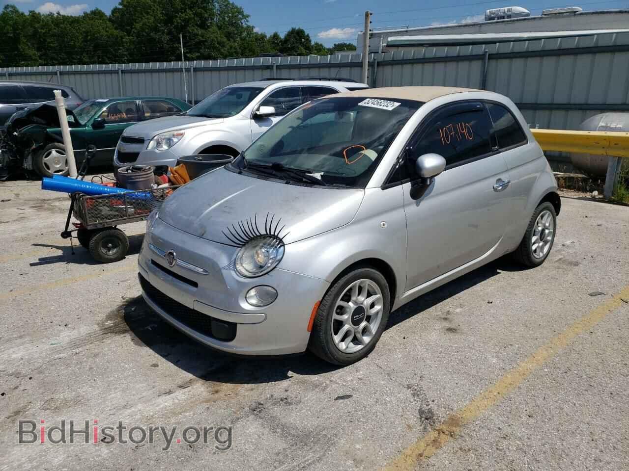 2012 FIAT 500 - VIN: 3C3CFFDR8CT310237 - Фото 2