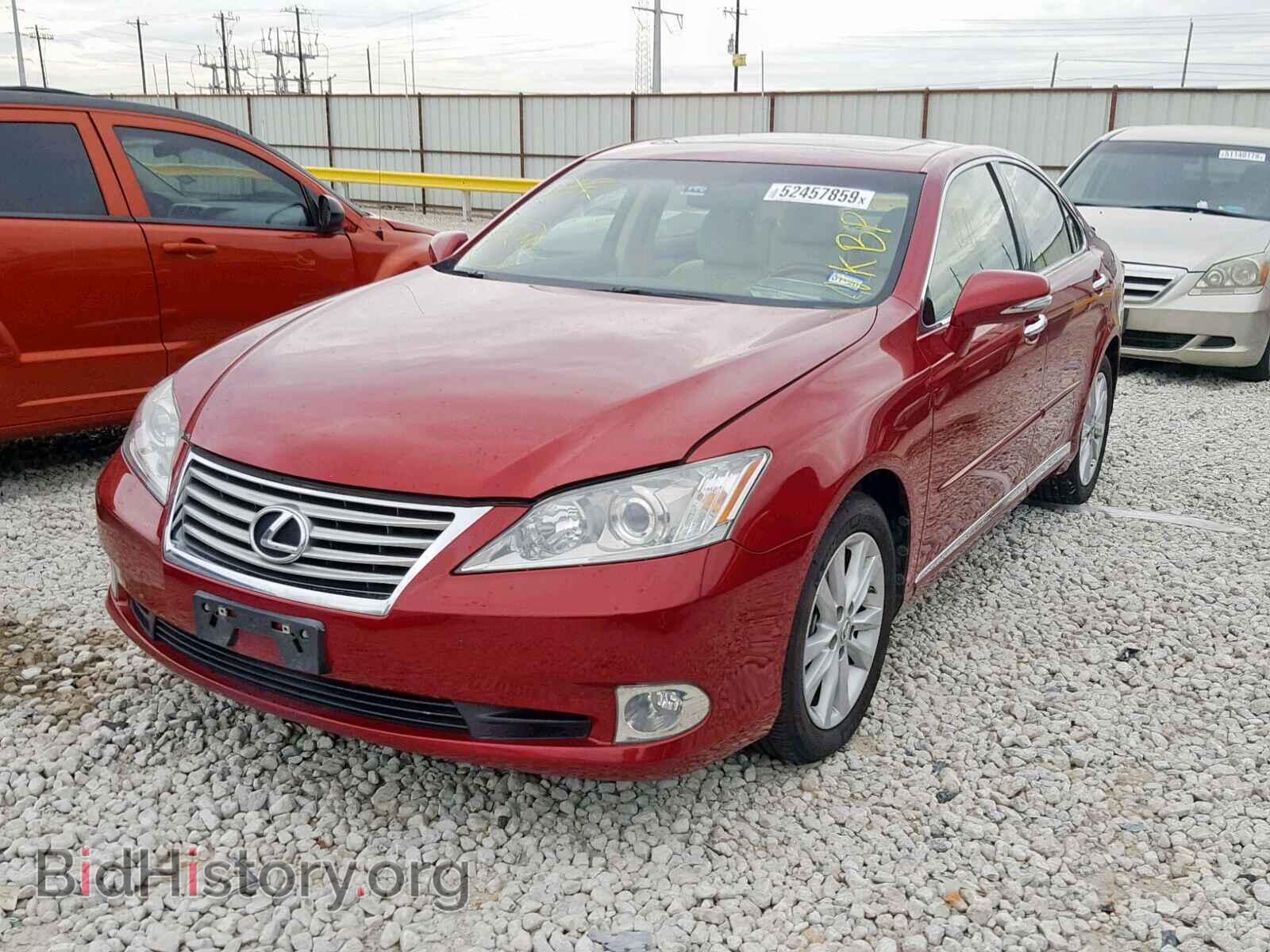 2012 LEXUS ES350 - VIN: JTHBK1EGXC2485544 - Фото 2