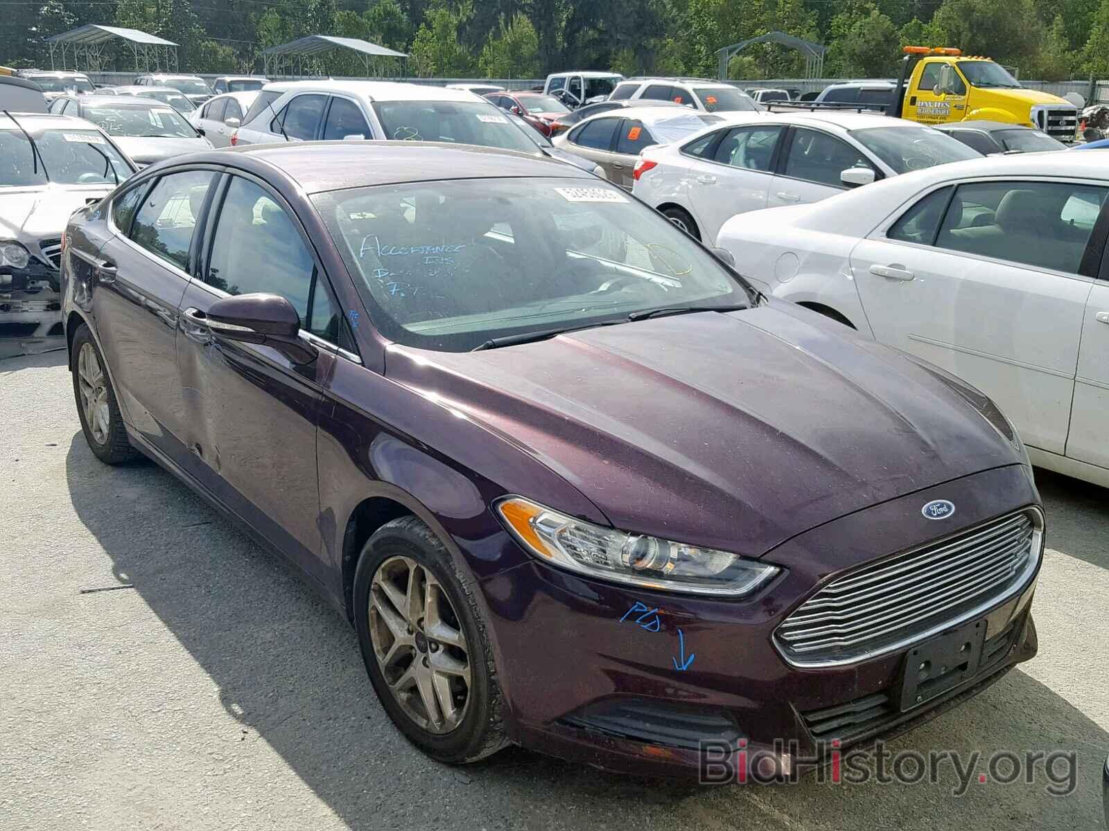 Photo 3FA6P0H79DR229585 - FORD FUSION SE 2013