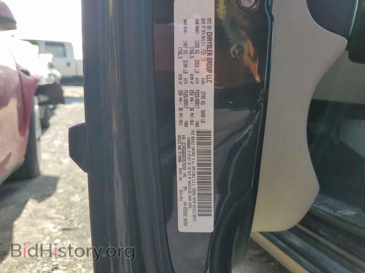 2013 DODGE CARAVAN - VIN: 2C4RDGBG8DR676240 - Фото 13