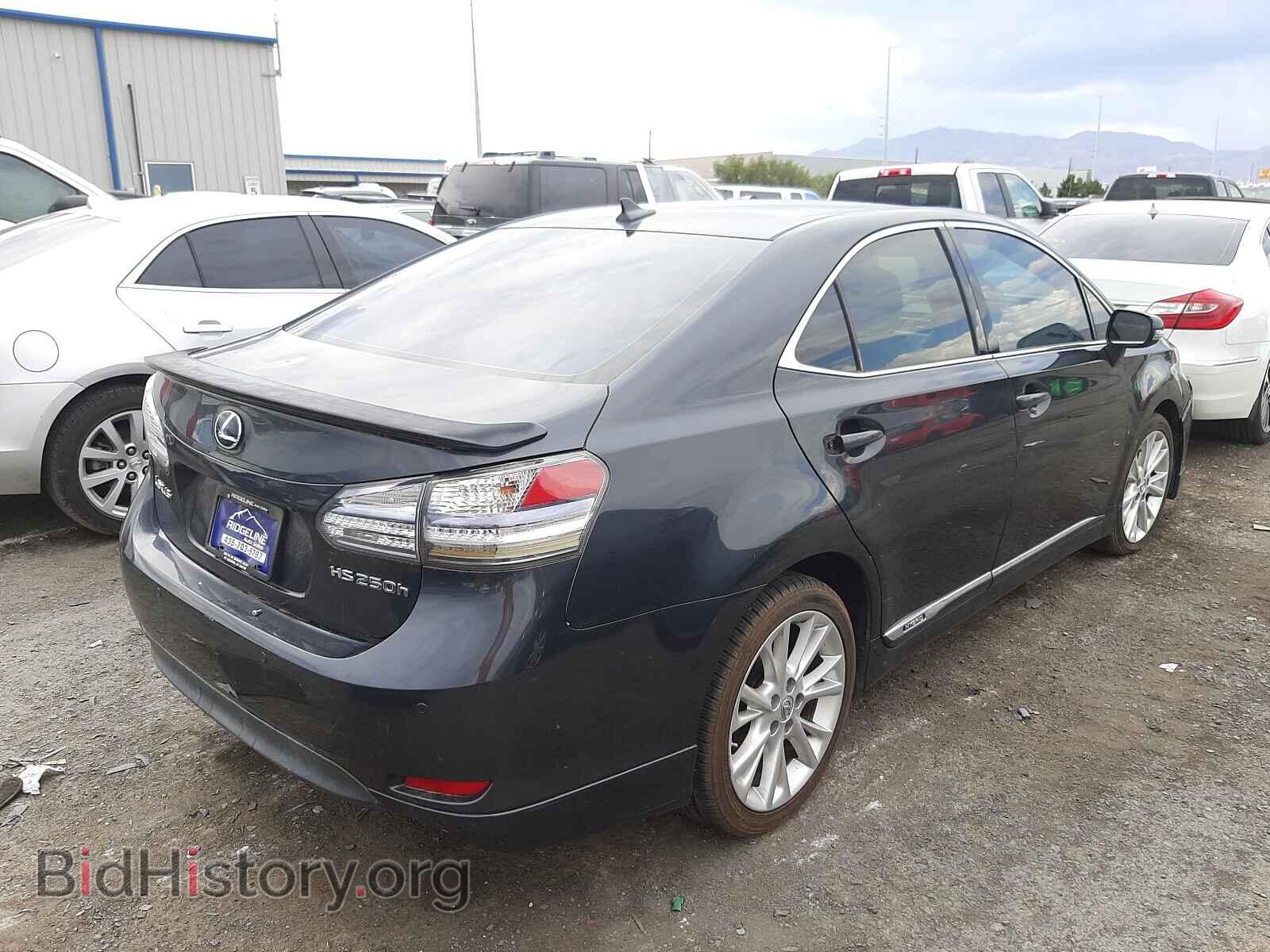 2010 LEXUS HS - VIN: JTHBB1BA1A2027100 - Фото 4