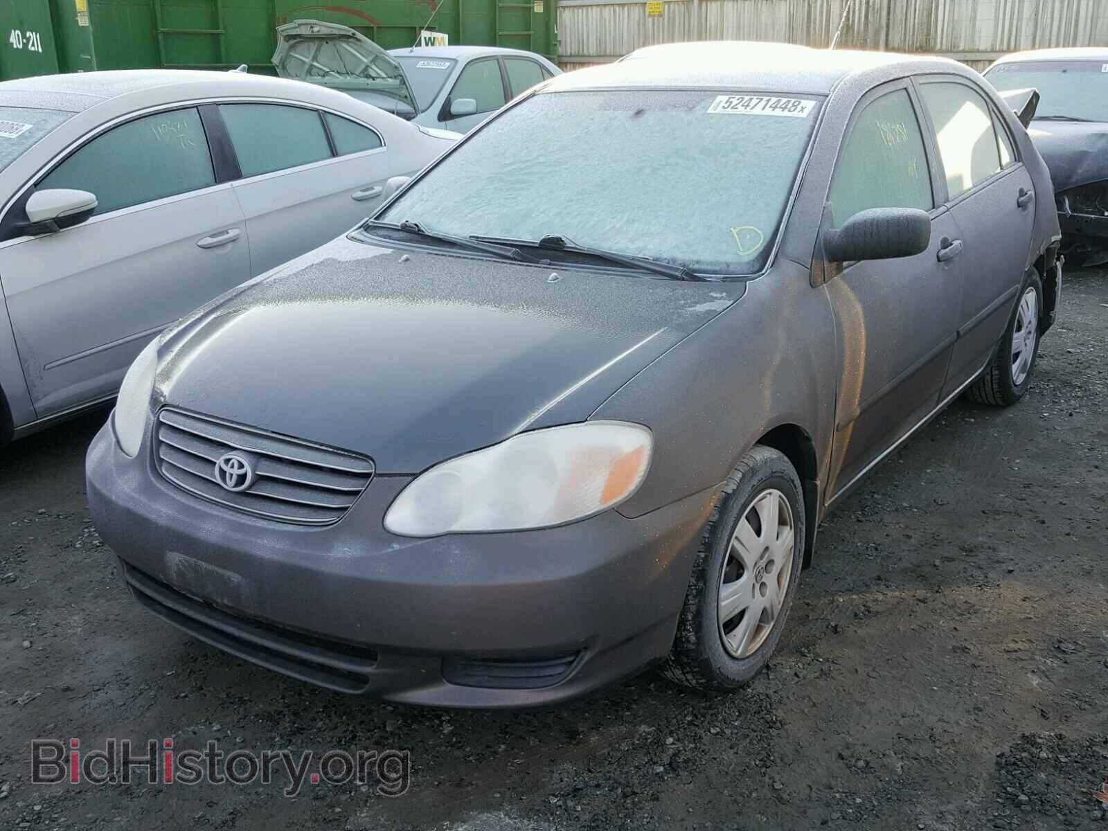 2003 TOYOTA COROLLA - VIN: 2T1BR32E43C711722 - Фото 2