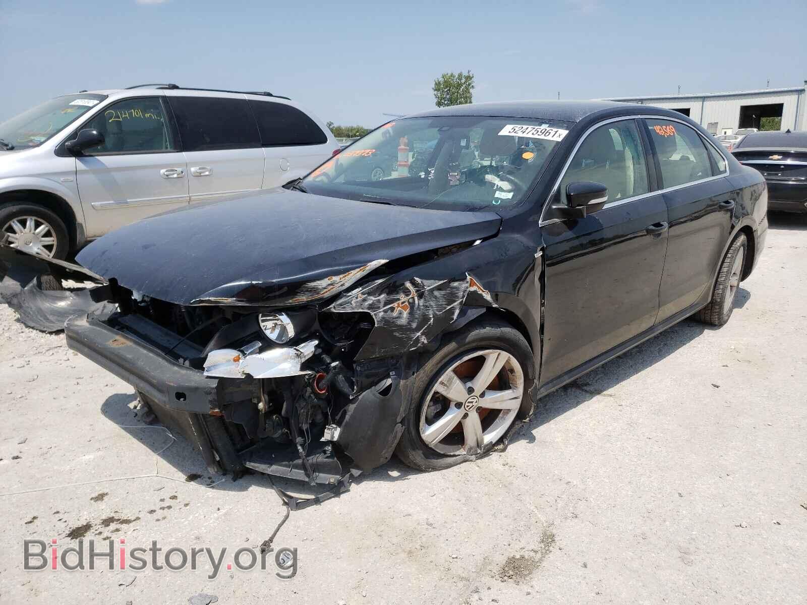 2014 VOLKSWAGEN PASSAT - VIN: 1VWAT7A32EC037373 - Фото 2