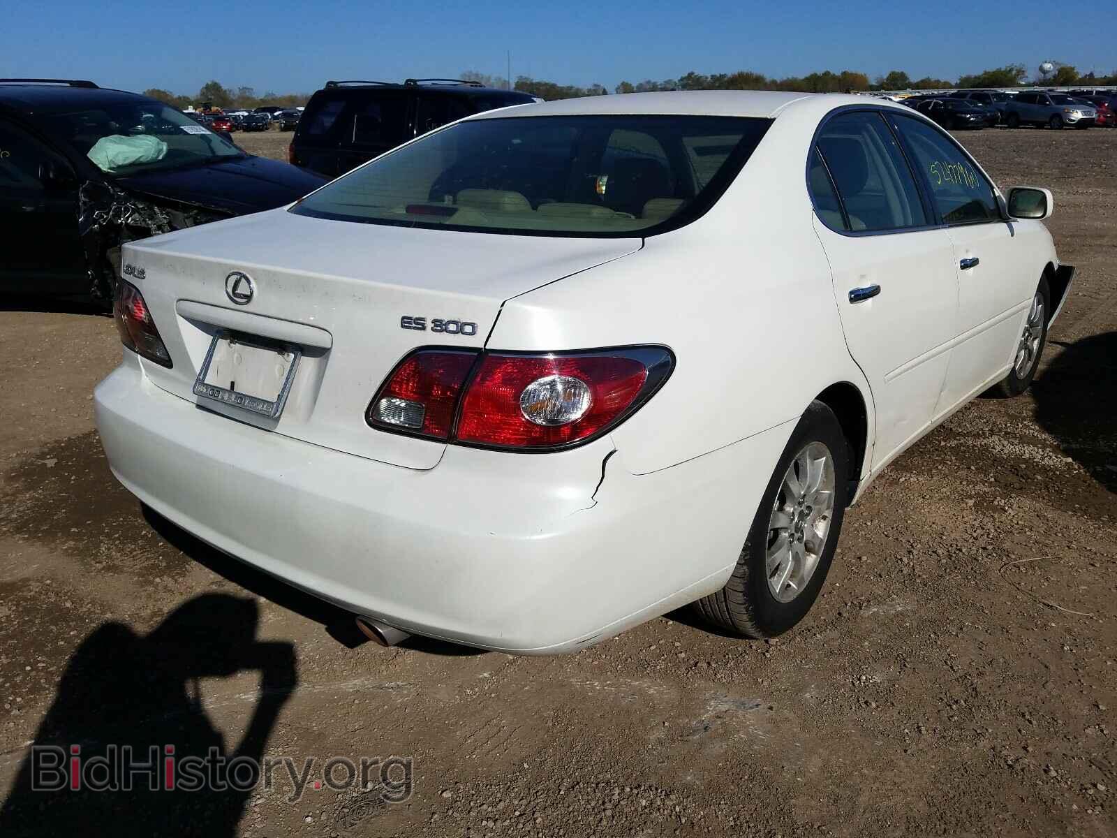 2003 LEXUS ES300 - VIN: JTHBF30G236019185 - Фото 4