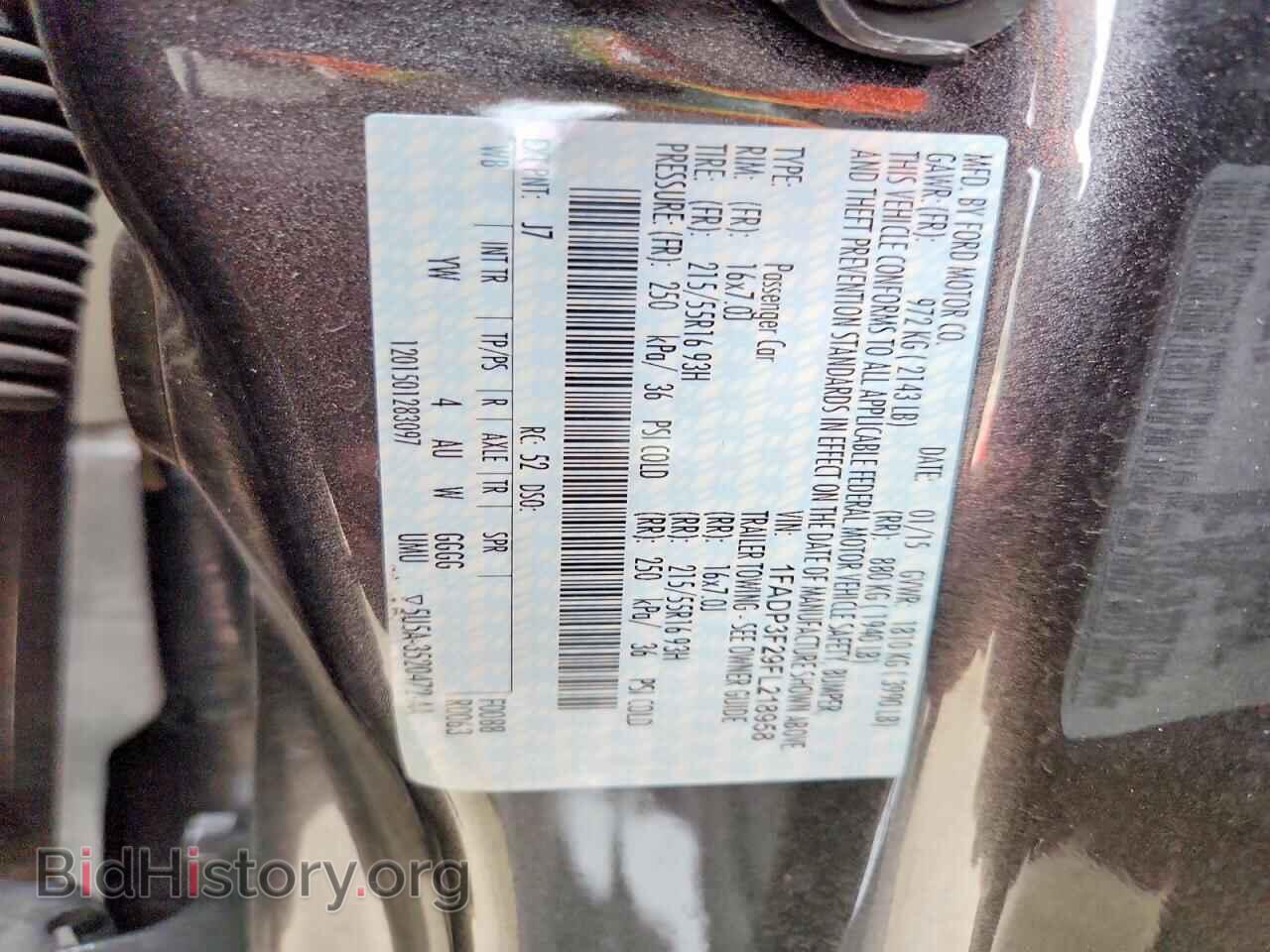 2015 FORD FOCUS - VIN: 1FADP3F29FL218958 - Фото 12