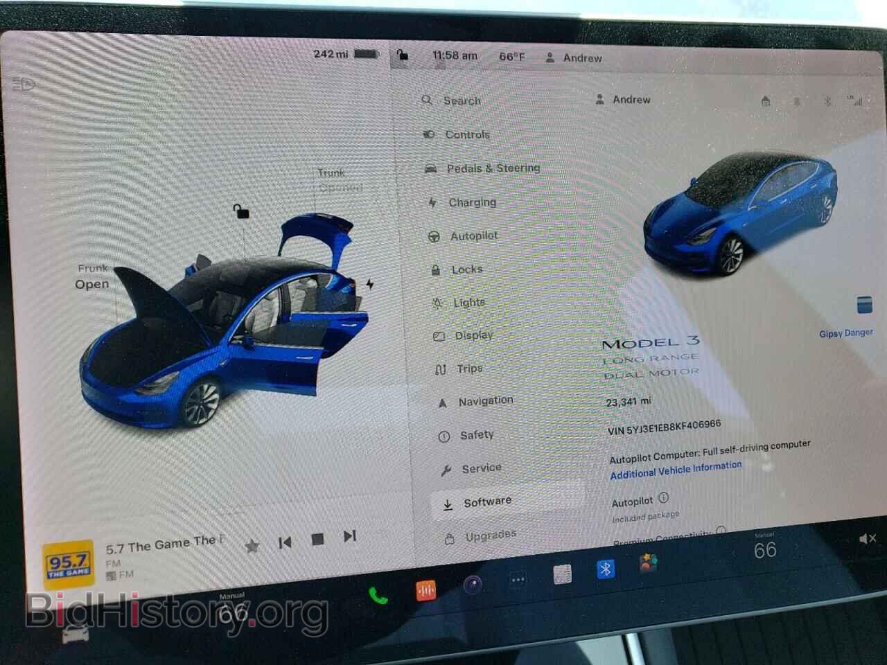 2019 TESLA MODEL 3 - VIN: 5YJ3E1EB8KF406966 - Photo 9