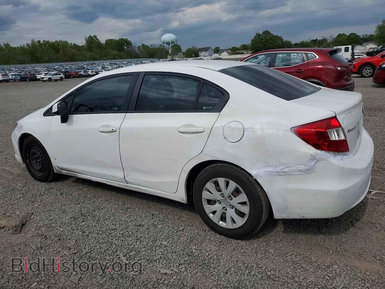 2012 HONDA CIVIC - VIN: 2HGFB2F57CH604102 - Фото 2