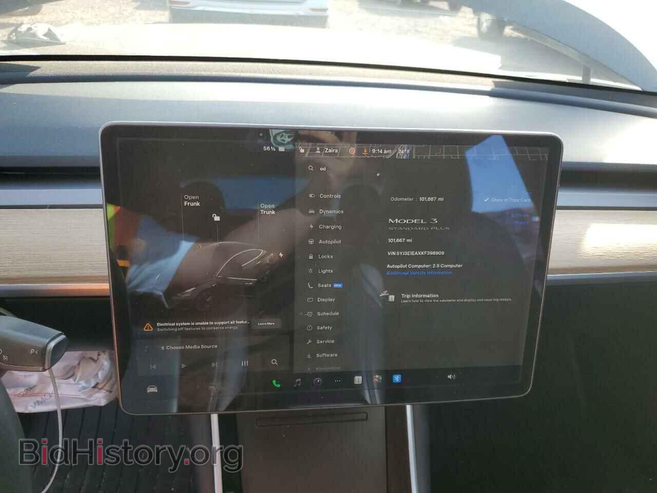 2019 TESLA MODEL 3 - VIN: 5YJ3E1EAXKF398909 - Photo 9