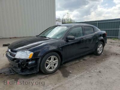 2011 Dodge AVENGER Mainstreet, black — VIN 1B3BD1FB7BN544434, Copart