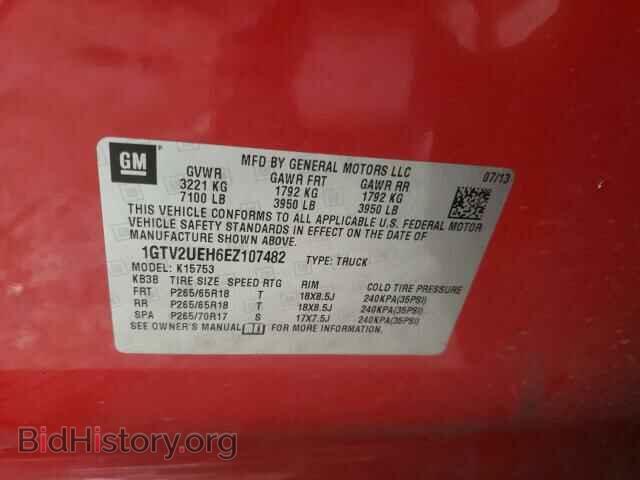 2014 GMC SIERRA - VIN: 1GTV2UEH6EZ107482 - Фото 10