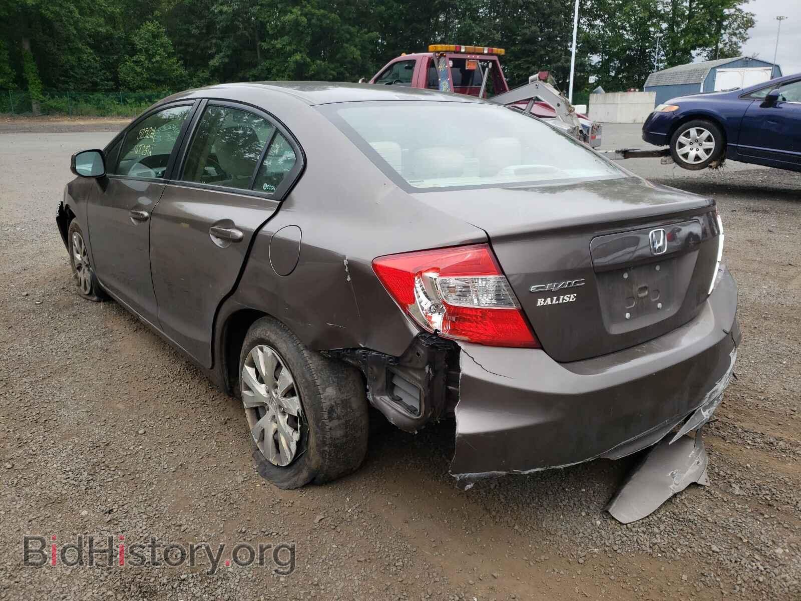 2012 HONDA CIVIC - VIN: 2HGFB2F52CH552331 - Фото 3