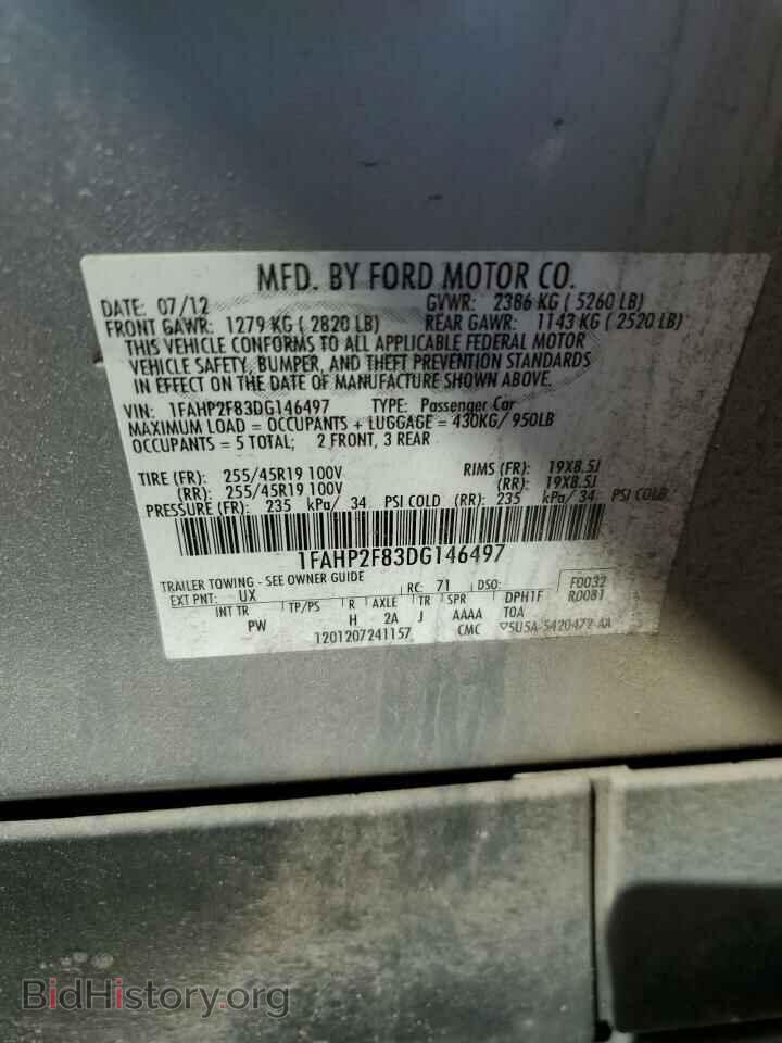 2013 FORD TAURUS - VIN: 1FAHP2F83DG146497 - Фото 12