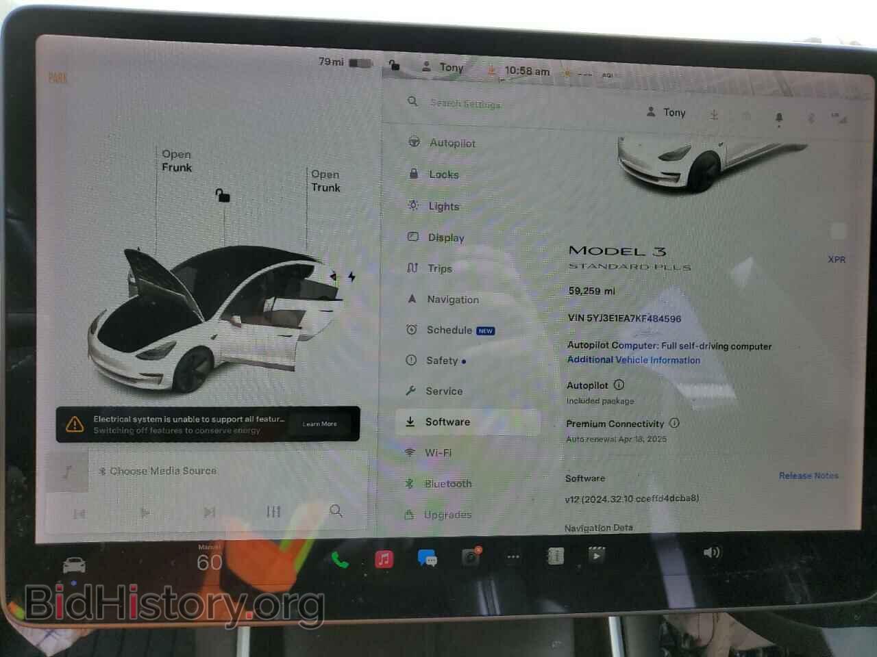 2019 TESLA MODEL 3 - VIN: 5YJ3E1EA7KF484596 - Photo 9
