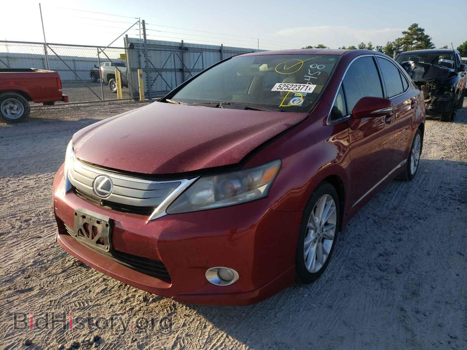 2010 LEXUS HS - VIN: JTHBB1BA4A2008993 - Photo 2