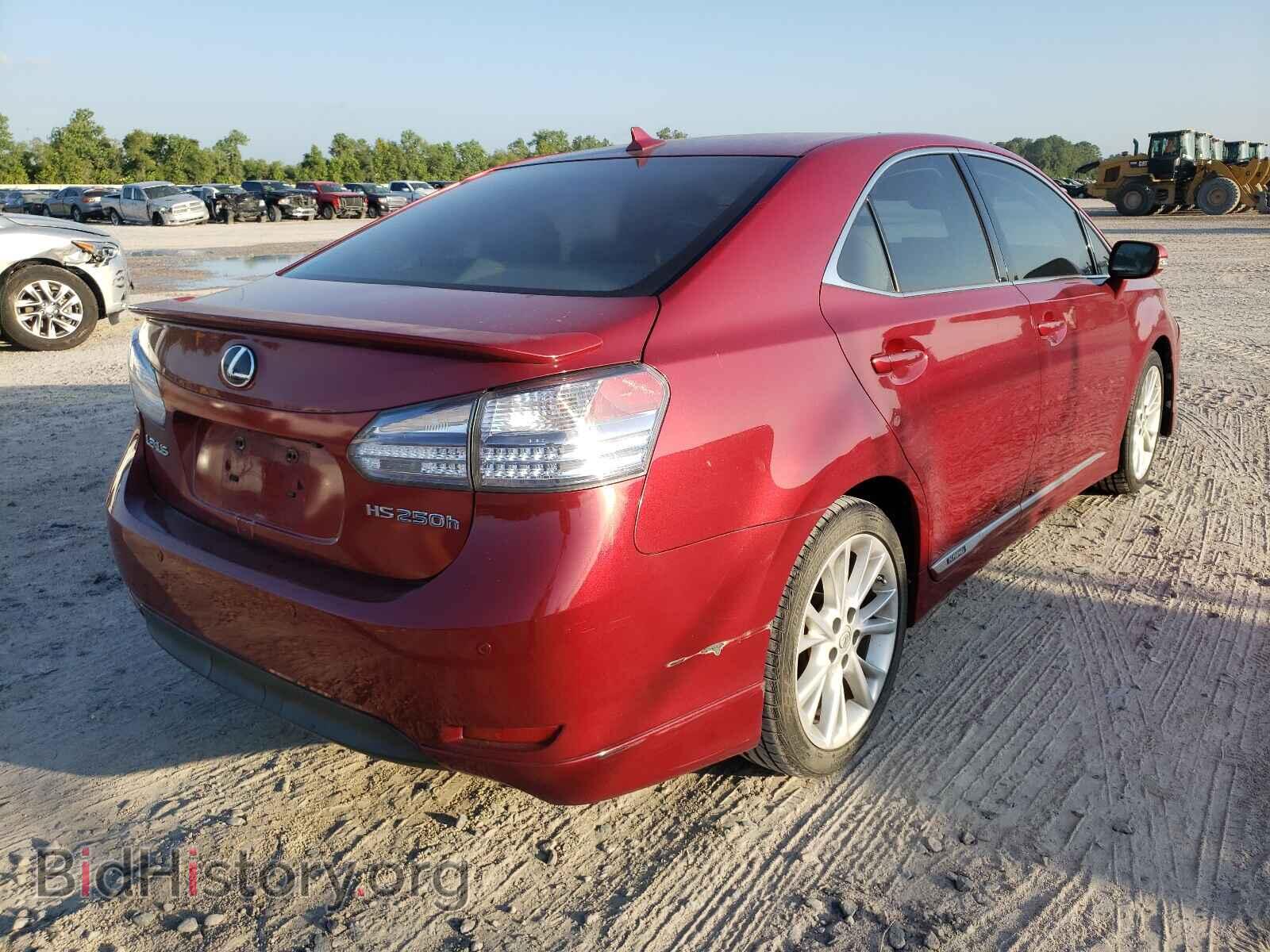 2010 LEXUS HS - VIN: JTHBB1BA4A2008993 - Photo 4