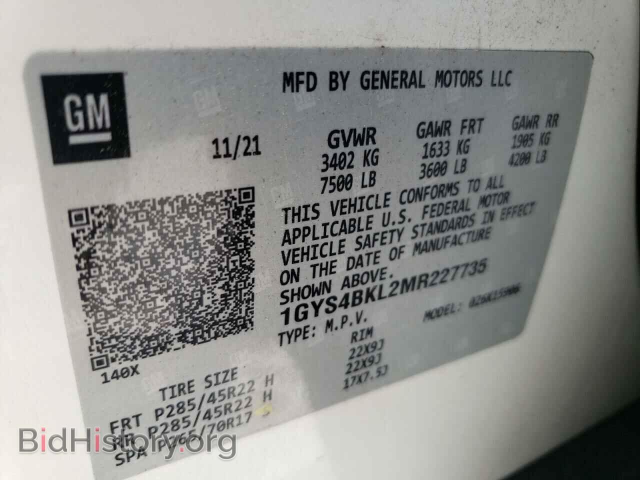 2021 CADILLAC ESCALADE - VIN: 1GYS4BKL8MR237735 - Фото 10