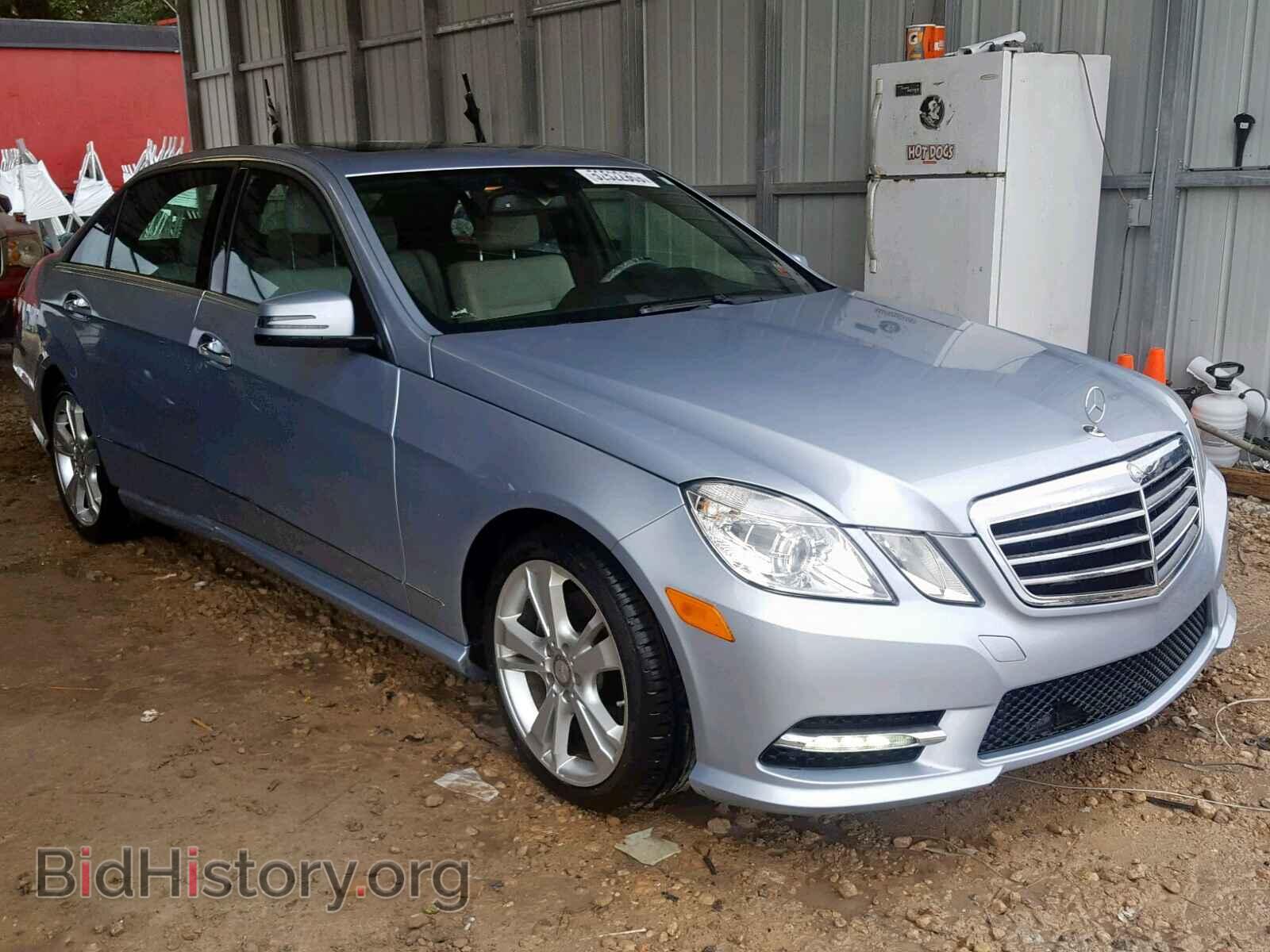 Photo WDDHF8JB5DA718374 - MERCEDES-BENZ E 350 4MAT 2013