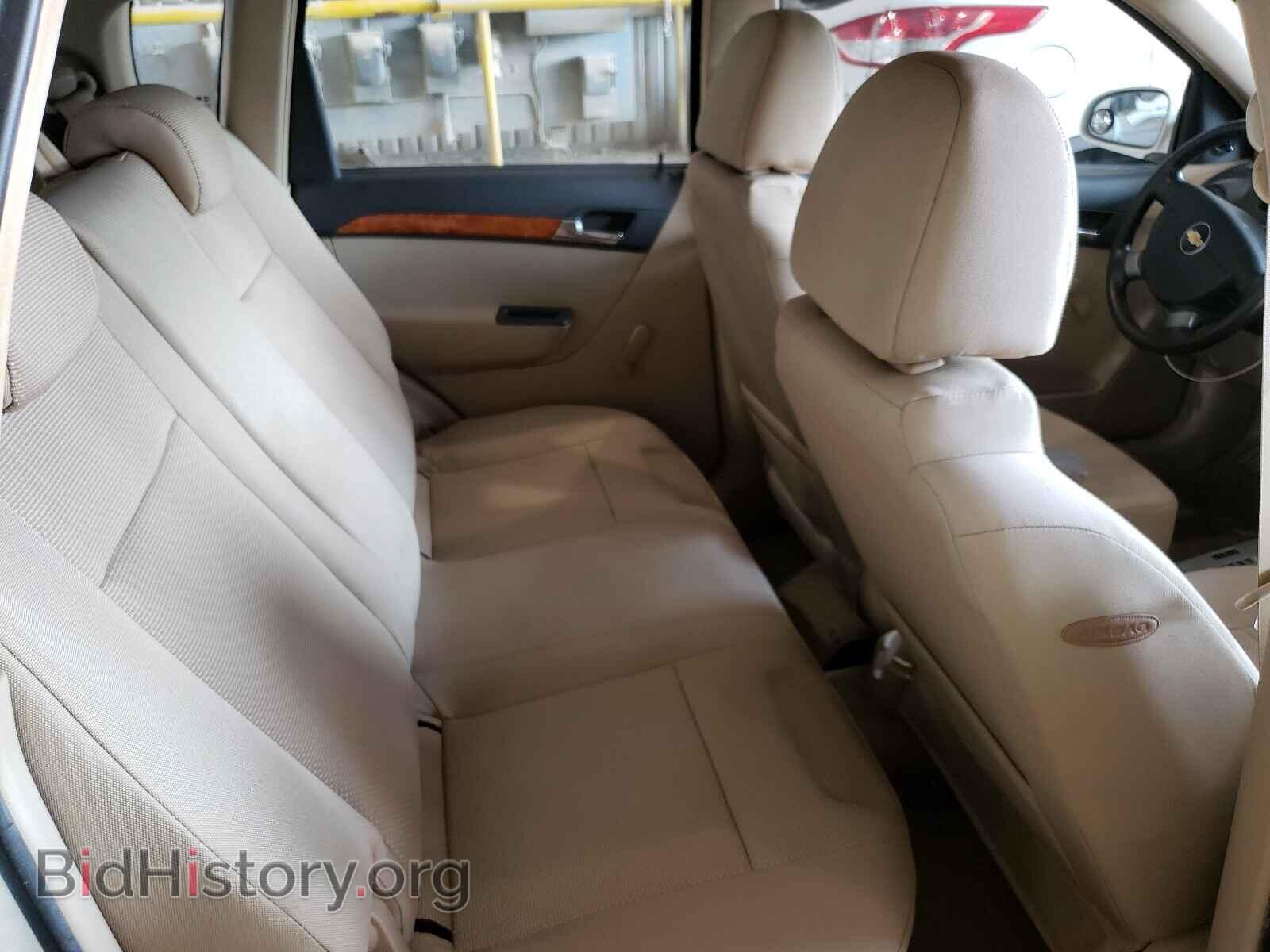 2009 CHEVROLET AVEO - VIN: KL1TD66E79B672170 - Фото 6