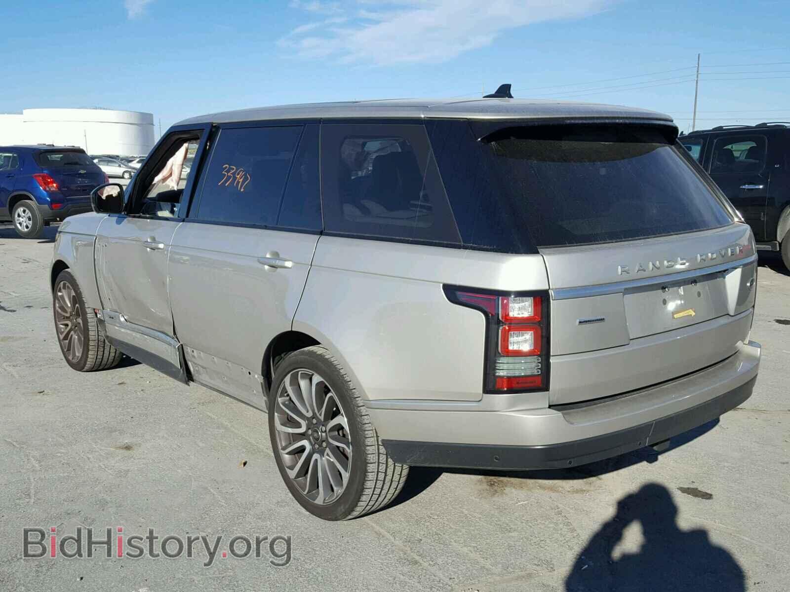 2016 LAND ROVER RANGE ROVE - VIN: SALGS3EF6GA283010 - Фото 3