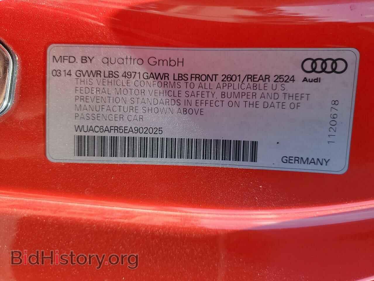 2014 AUDI S5/RS5 - VIN: WUAC6AFR5EA902025 - Фото 12