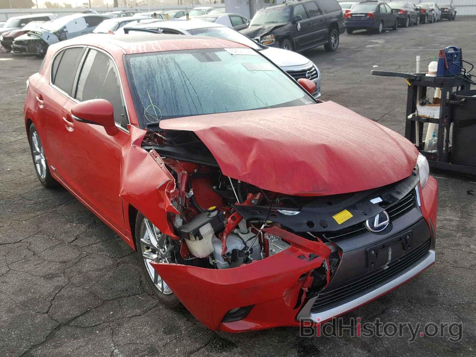 Фотография JTHKD5BH1E2184758 - LEXUS CT 200 2014