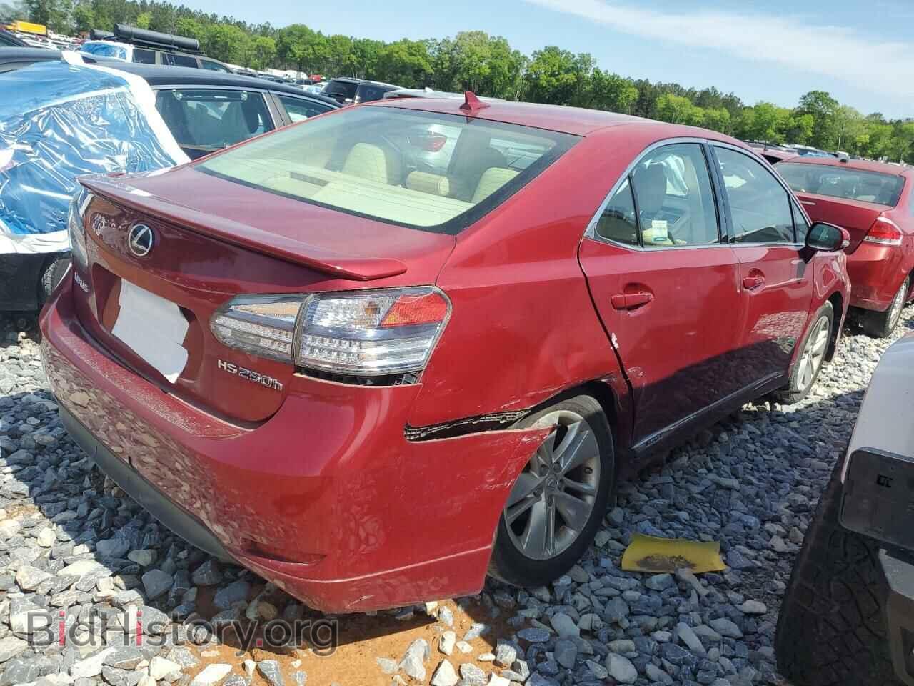 2010 LEXUS HS - VIN: JTHBB1BA4A2016415 - Фото 3