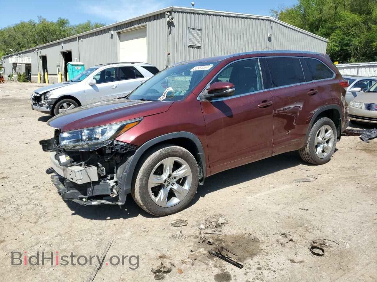 Фотография 5TDDZRFH5HS365632 - TOYOTA HIGHLANDER 2017
