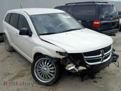 2014 Dodge JOURNEY SE, white — VIN 3C4PDCAB8ET170301, Copart