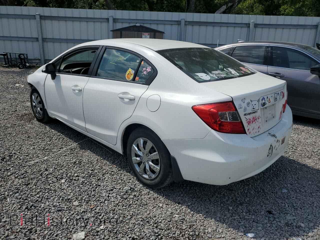 2012 HONDA CIVIC - VIN: 2HGFB2F52CH564205 - Photo 2