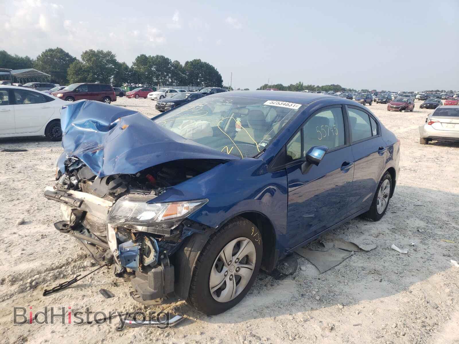2013 HONDA CIVIC - VIN: 19XFB2F5XDE070833 - Фото 2