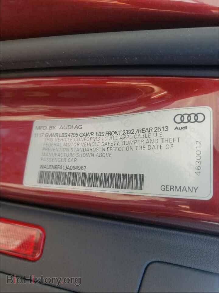 2018 AUDI A4 - VIN: WAUENBF41JA094962 - Фото 10