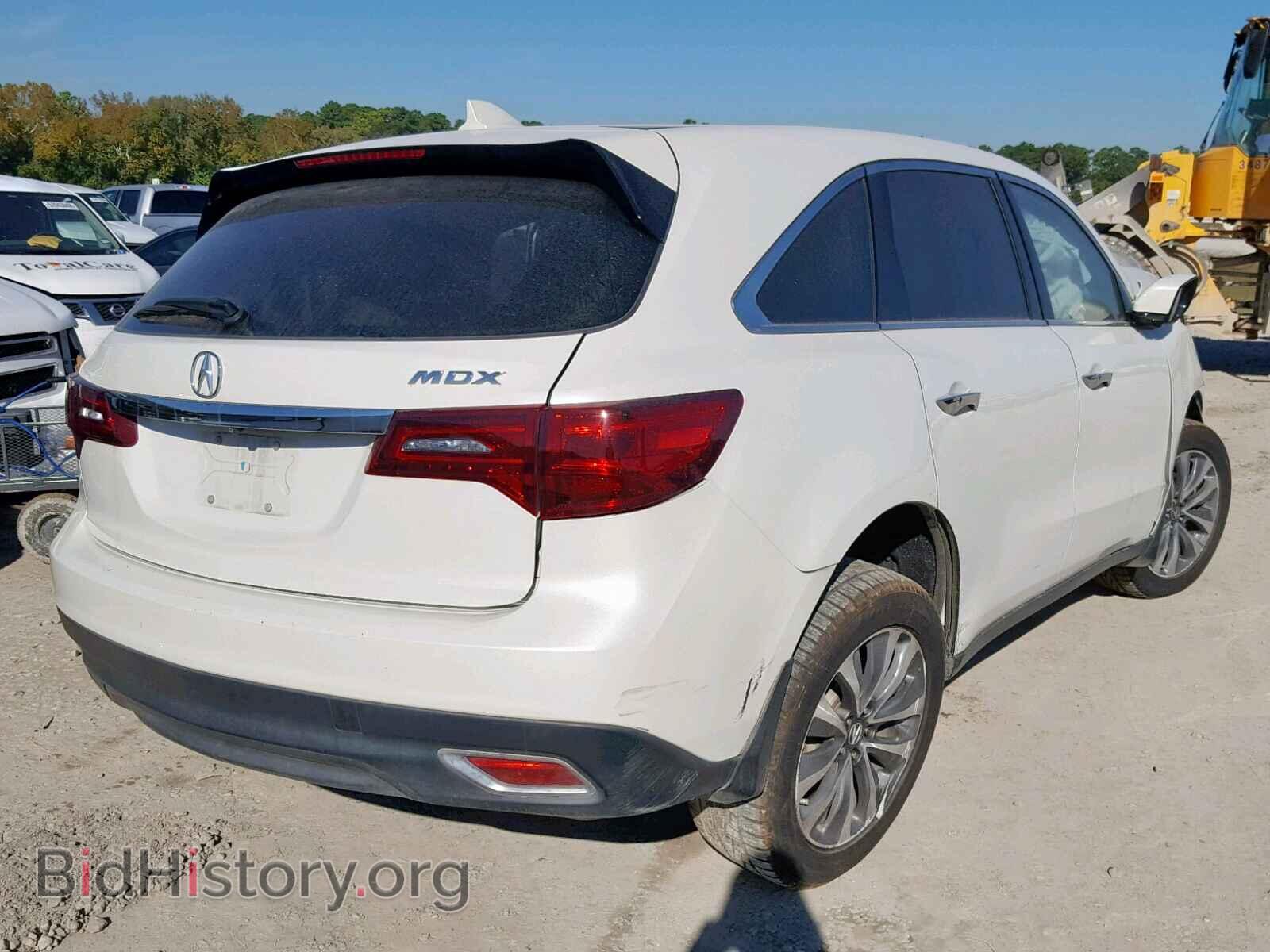 2016 ACURA MDX - VIN: 5FRYD3H48GB006171 - Фото 4