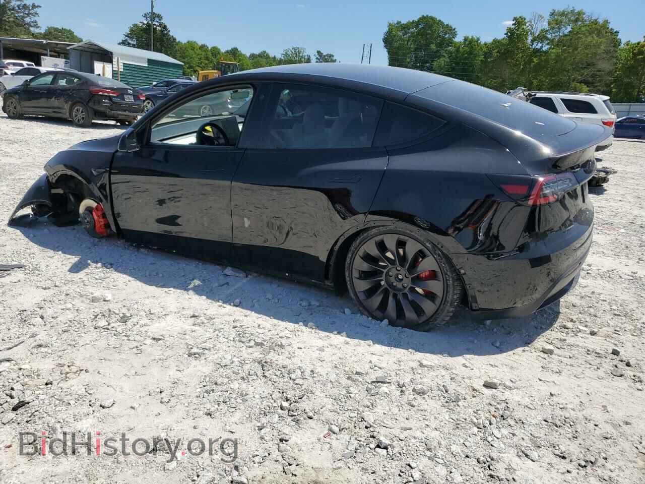 2022 TESLA MODEL Y - VIN: 7SAYGDEF2NF326834 - Фото 2