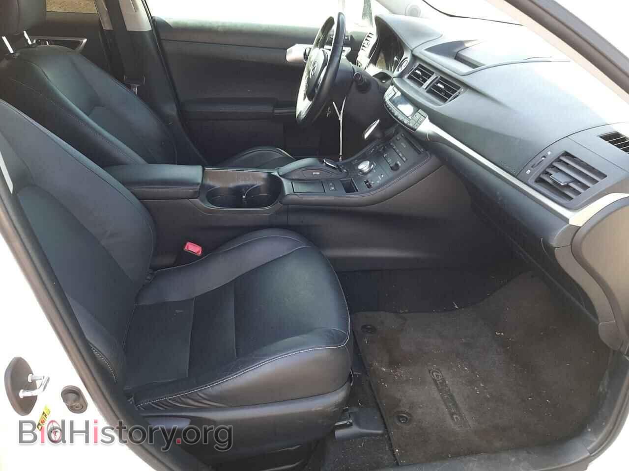2012 LEXUS CT 200 - VIN: JTHKD5BH9C2106449 - Фото 5