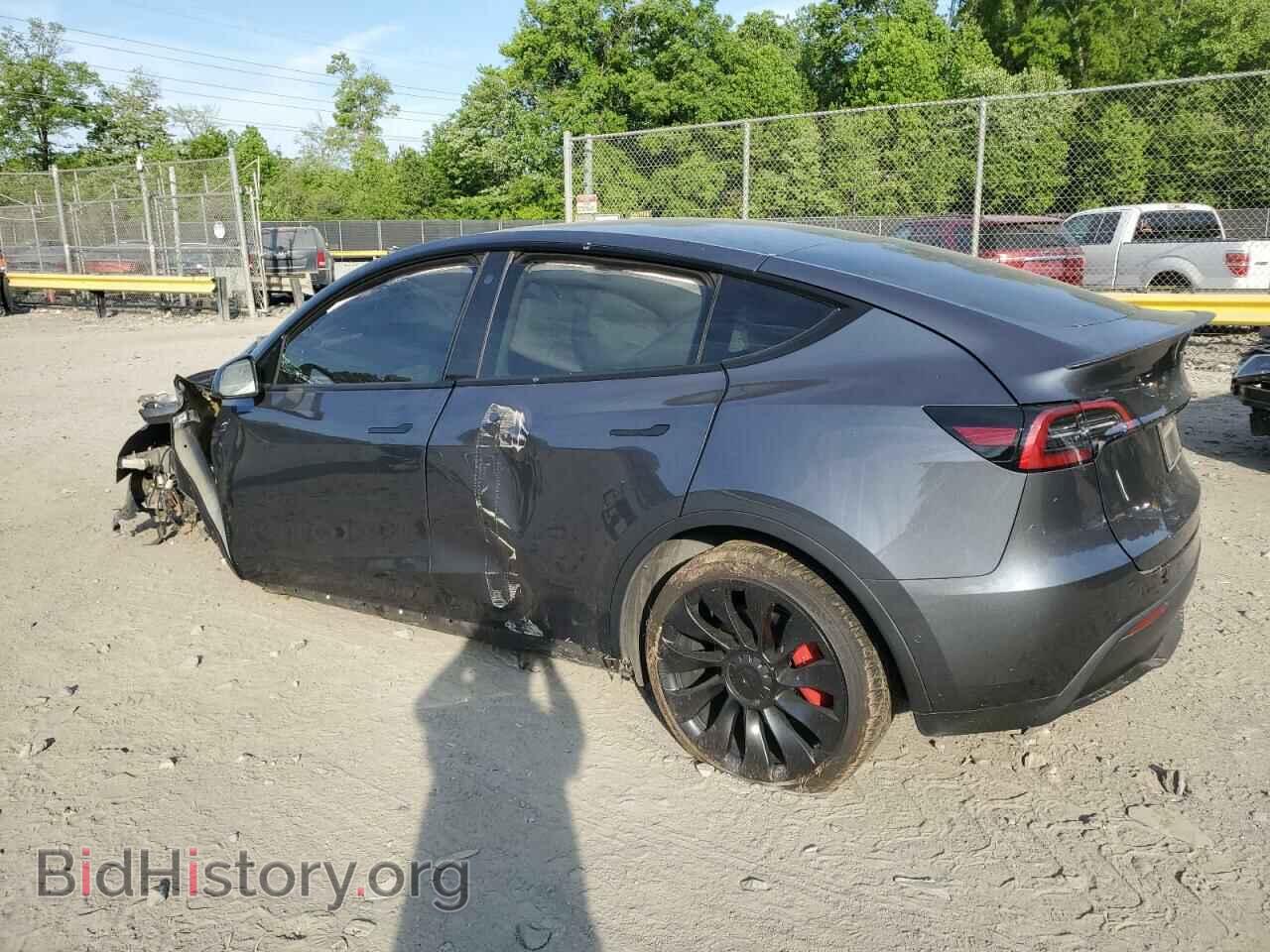 2022 TESLA MODEL Y - VIN: 7SAYGDEF8NF508389 - Фото 2