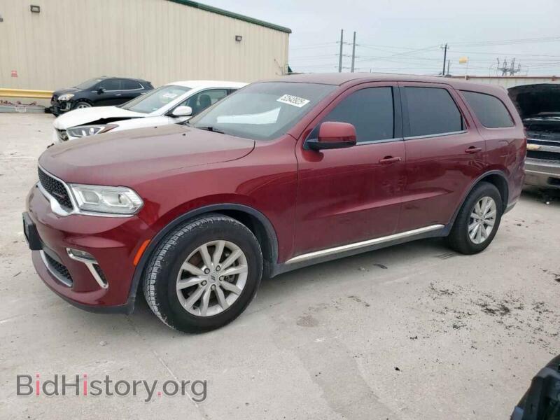 2021 Dodge DURANGO SXT (VIN 1C4RDHAG8MC540769) — фото 1 из 14, Copart, повреждение: бок
