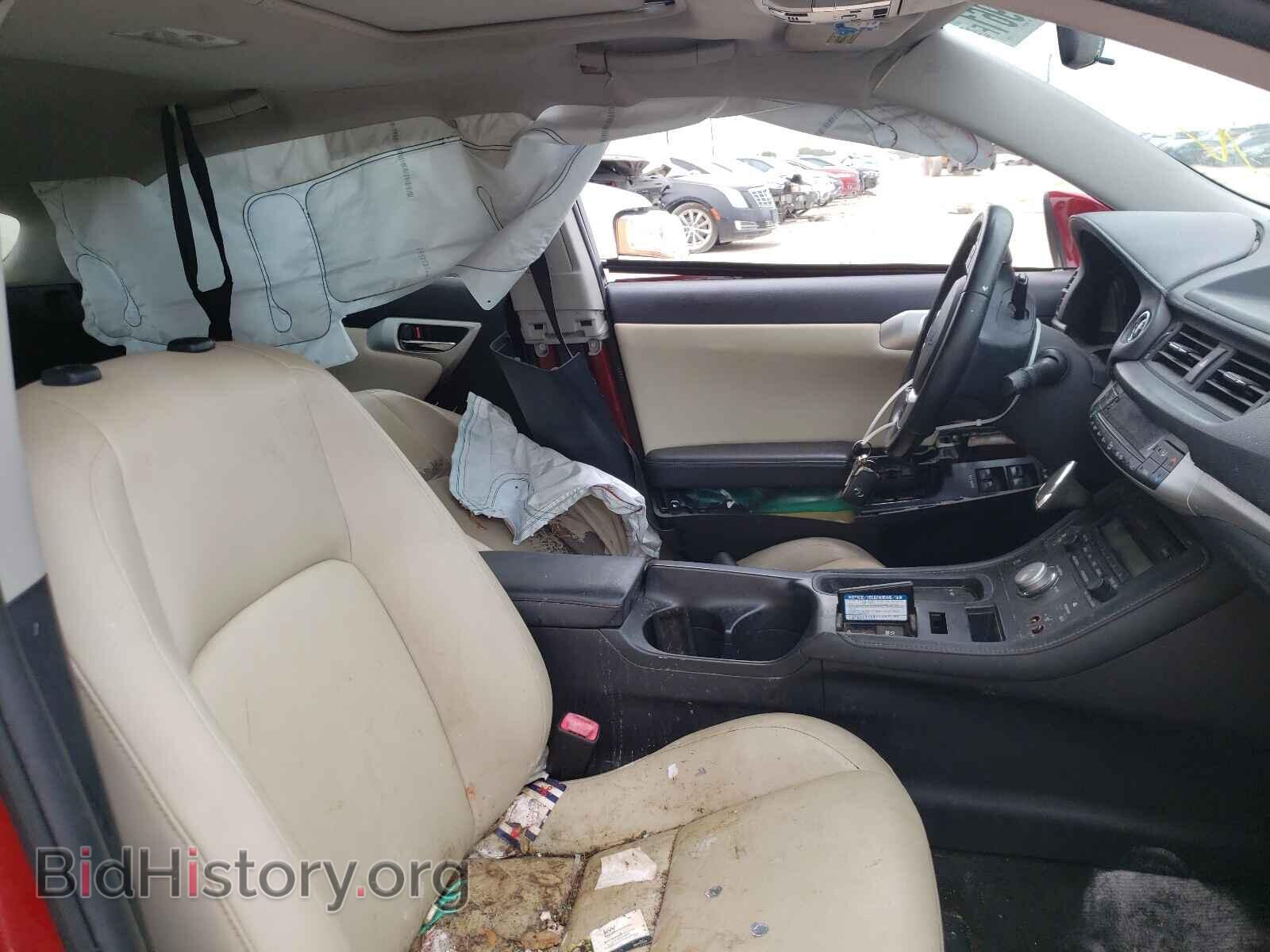 2012 LEXUS CT 200 - VIN: JTHKD5BH6C2071062 - Фото 5