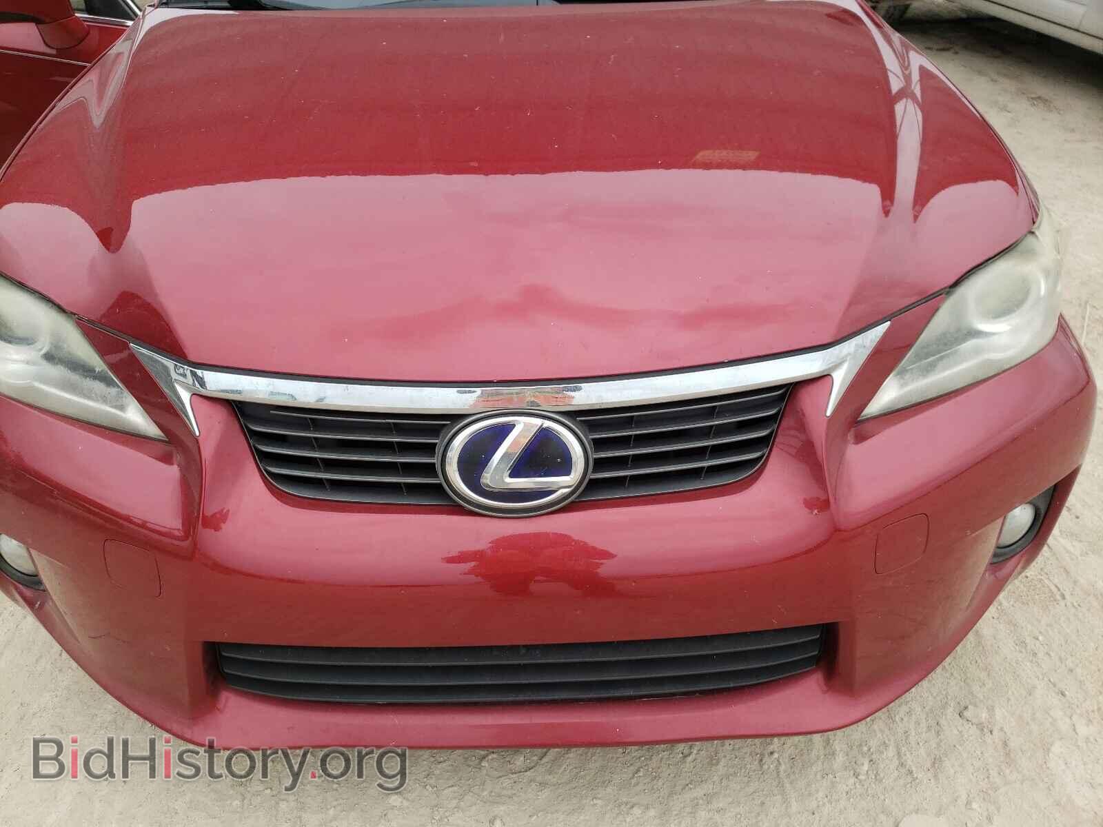 2012 LEXUS CT 200 - VIN: JTHKD5BH6C2071062 - Фото 7