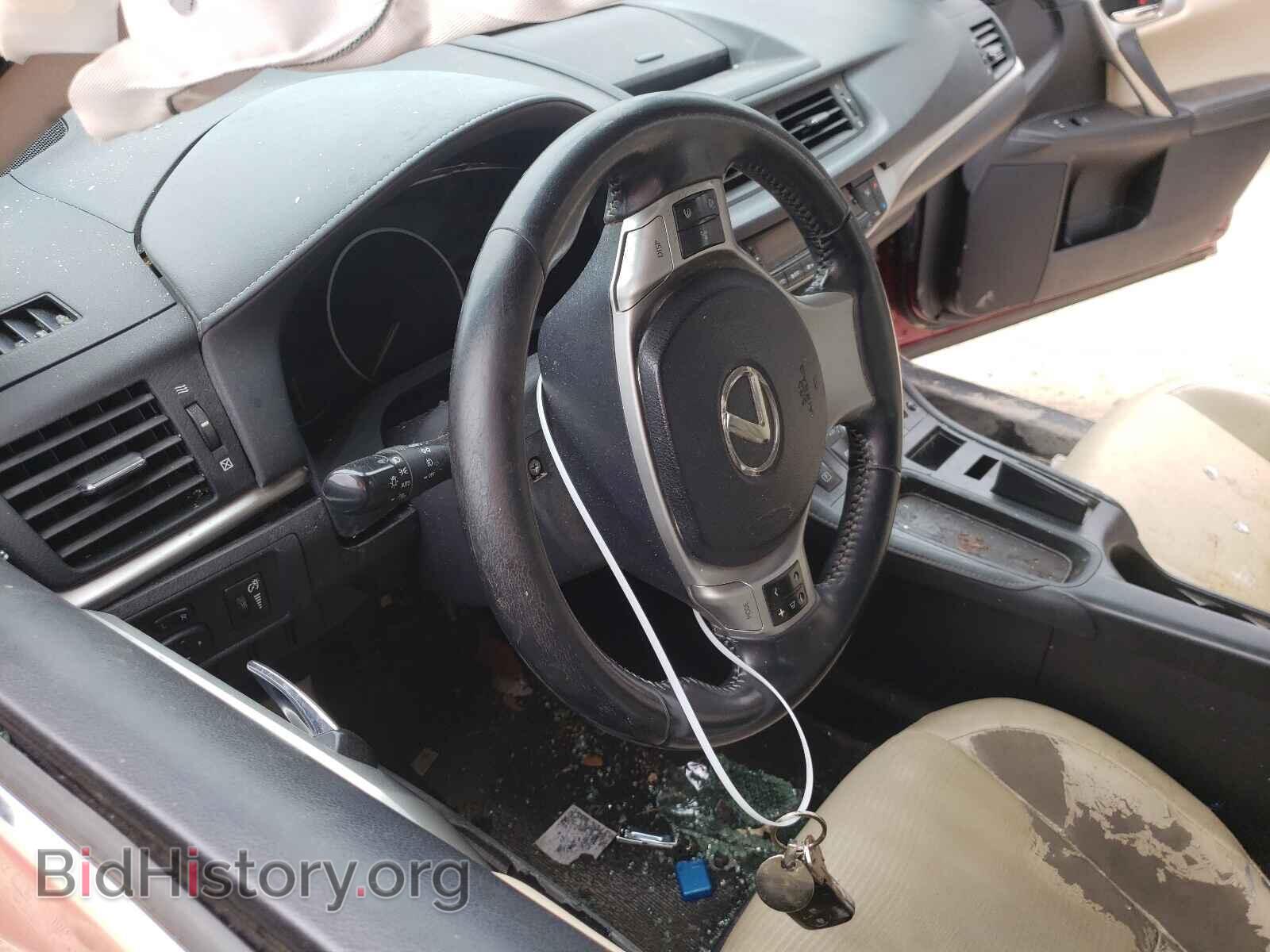2012 LEXUS CT 200 - VIN: JTHKD5BH6C2071062 - Фото 8
